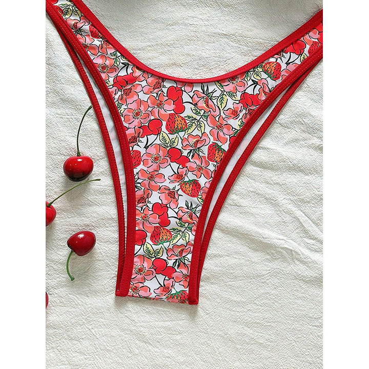 Damen Triangel-Bikini-Set mit floralem Muster und komfortablem Schnitt Echo Archiv