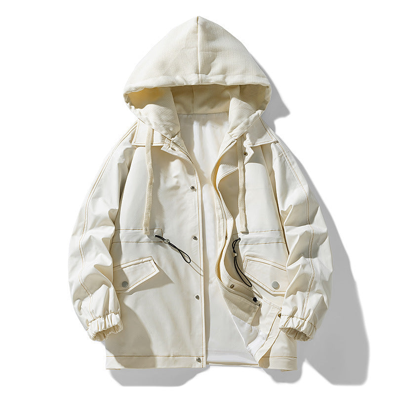 Herren Utility-Fieldjacke mit Kontrastkapuze, verstellbarem Saum und großen Pattentaschen Echo Archiv