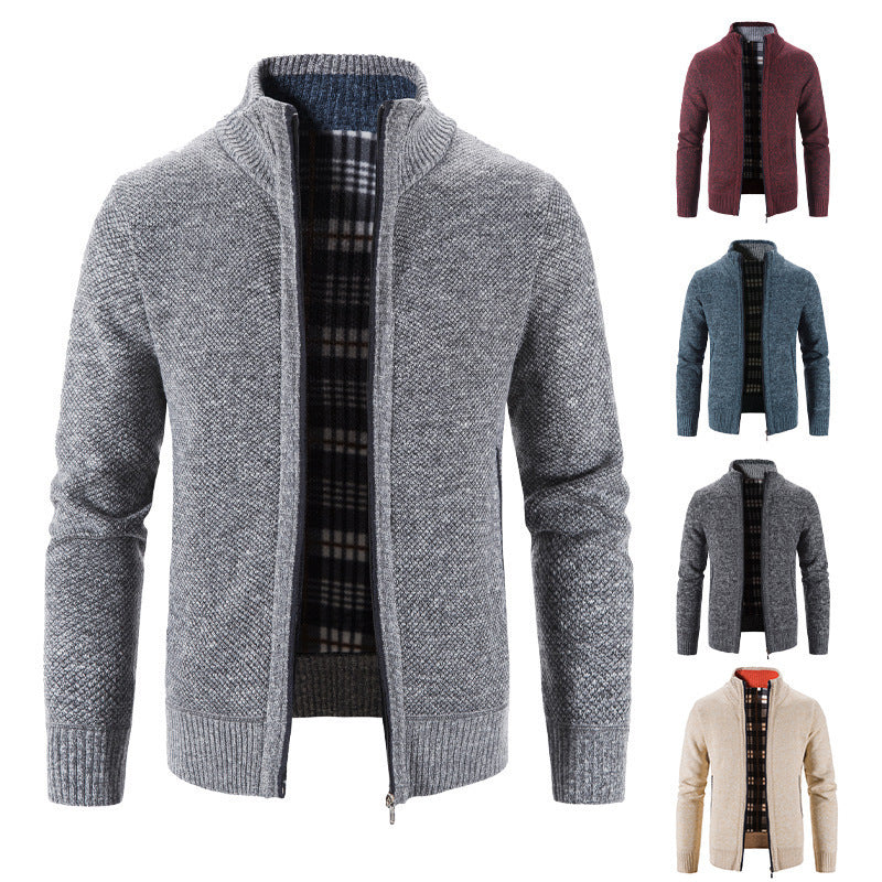Herren Strickjacke mit innovativem wärmeisolierendem Innenfutter Echoarchiv
