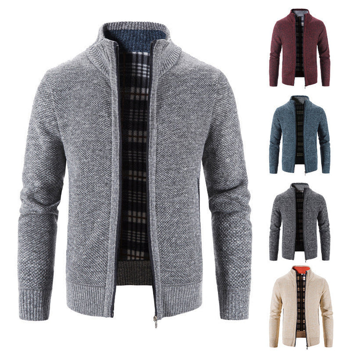 Herren Strickjacke mit innovativem wärmeisolierendem Innenfutter Echoarchiv