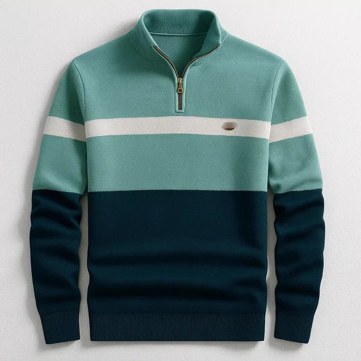 Herren Modischer Halbzip-Pullover