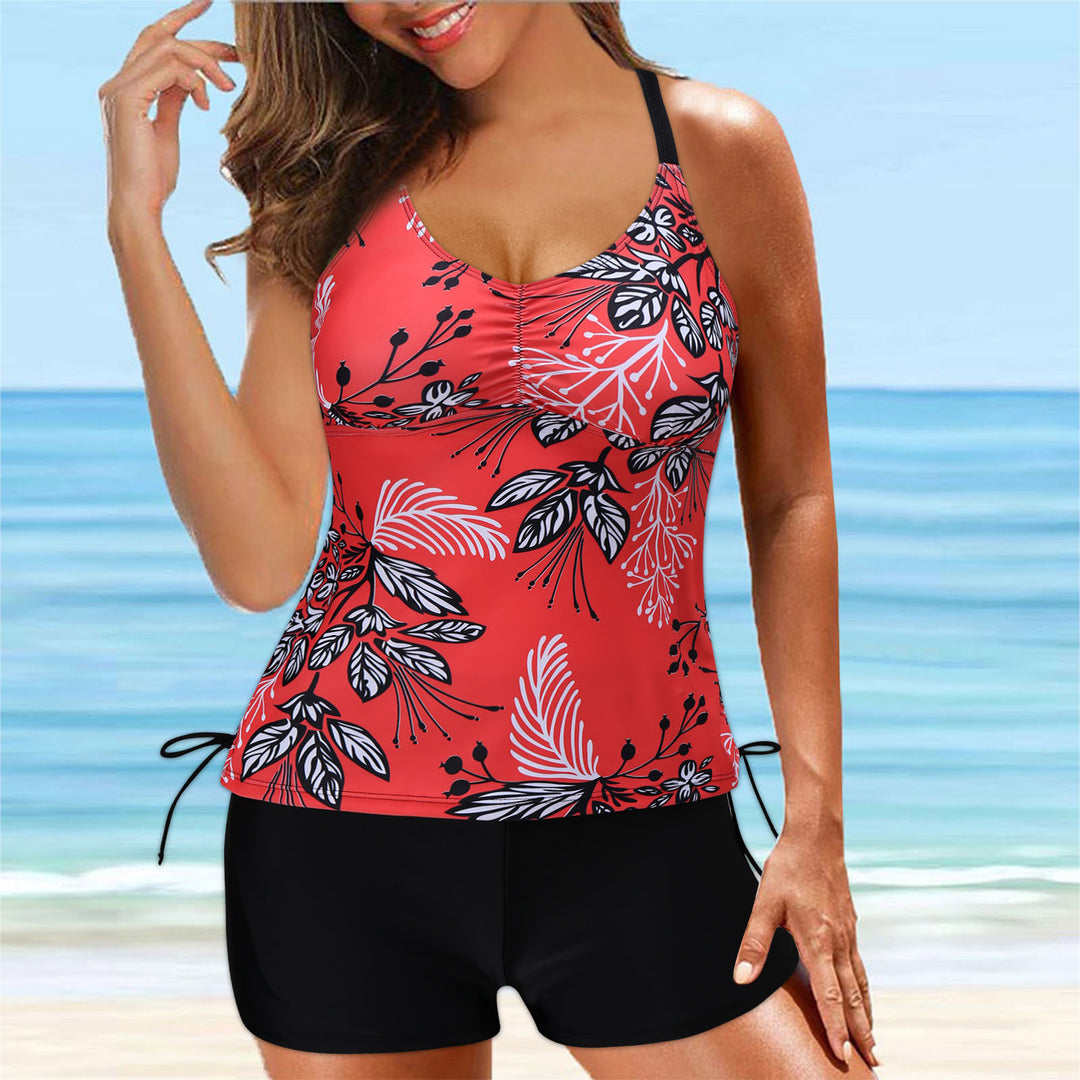 Damen Badeoberteil mit stylischem Shorts-Set Echo Archiv