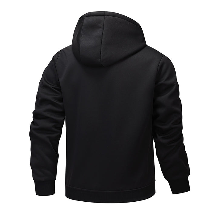 Herren luxuriöser Kapuzenpullover mit flauschigem Futter Echoarchiv