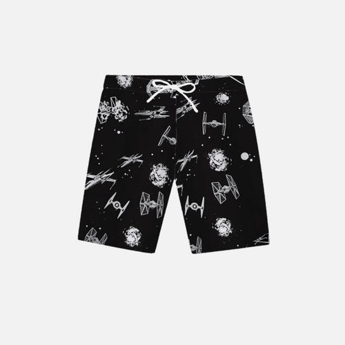 Herren Grafik Psychedelischer Druck Badehose Echoarchiv