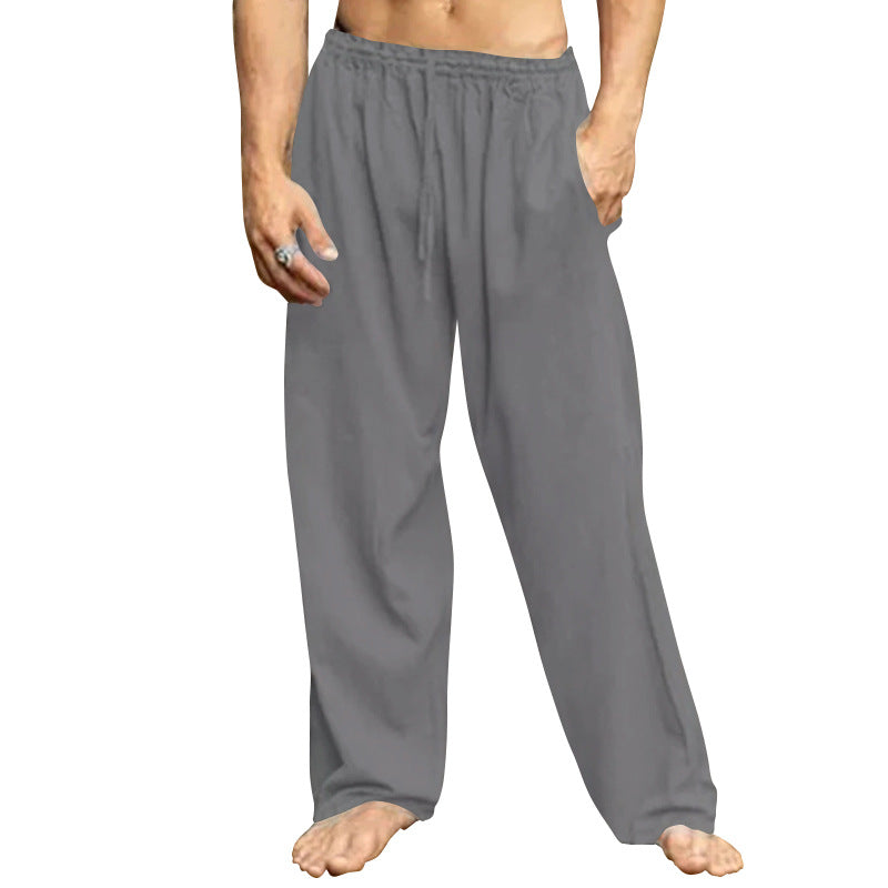 Herren bequeme Freizeit-Hose mit elastischem Bund und seitlichen Eingrifftaschen Echoarchiv