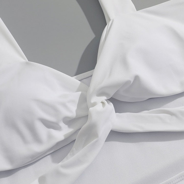 Damen Einteiler Badeanzug mit eleganten Rüschendetails Echo Archiv