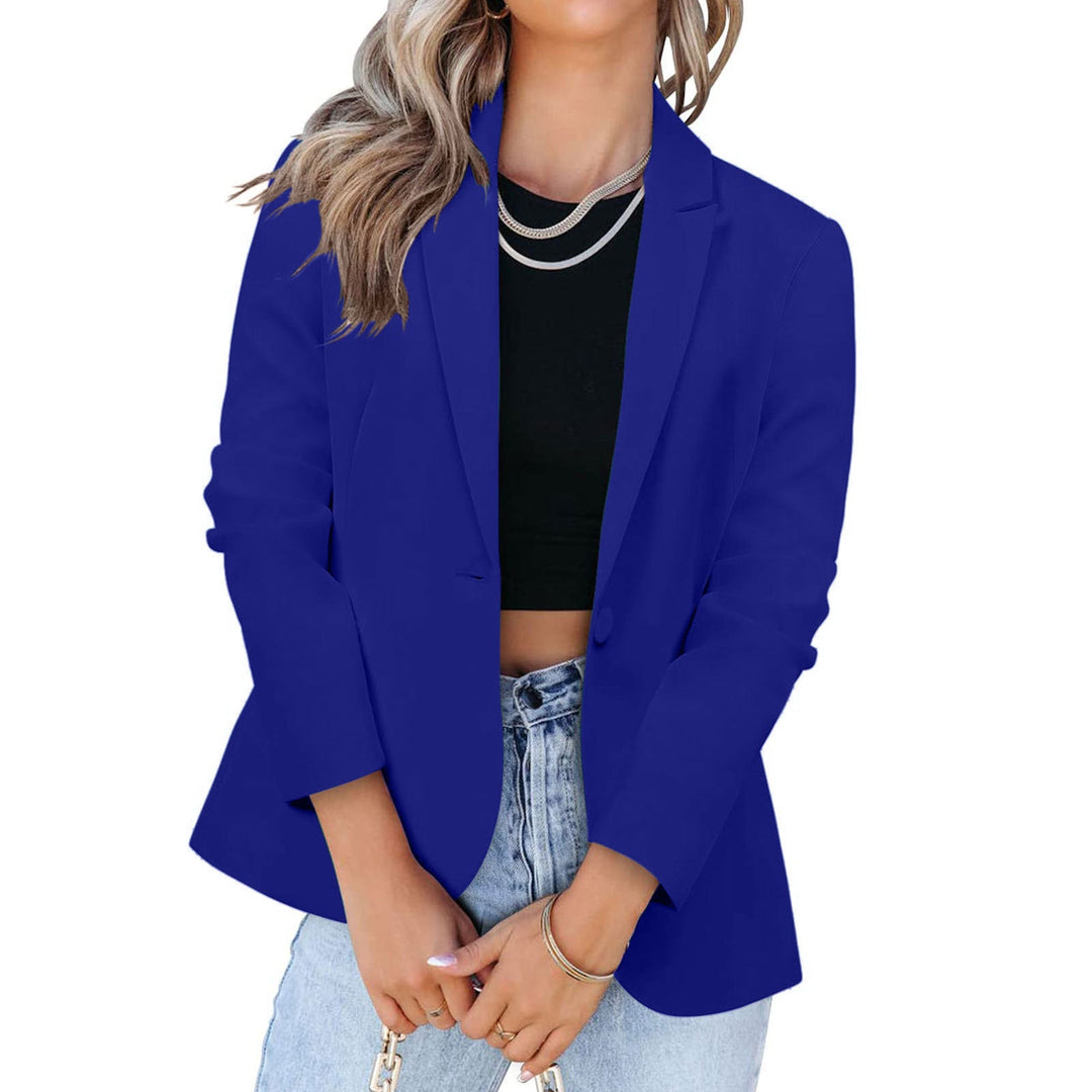 Damen Eleganter Blazer mit Echoarchivrnem Schnitt und praktischen Taschen Echoarchiv