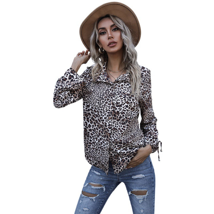 Damen Elegante Tiermuster Bluse Echo Archiv
