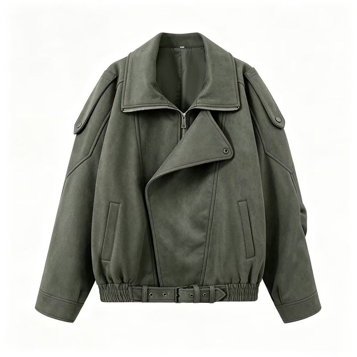 Damen Leichte wattierte Windjacke mit Stehkragen und Polka‑Dot‑Print Echo Archiv