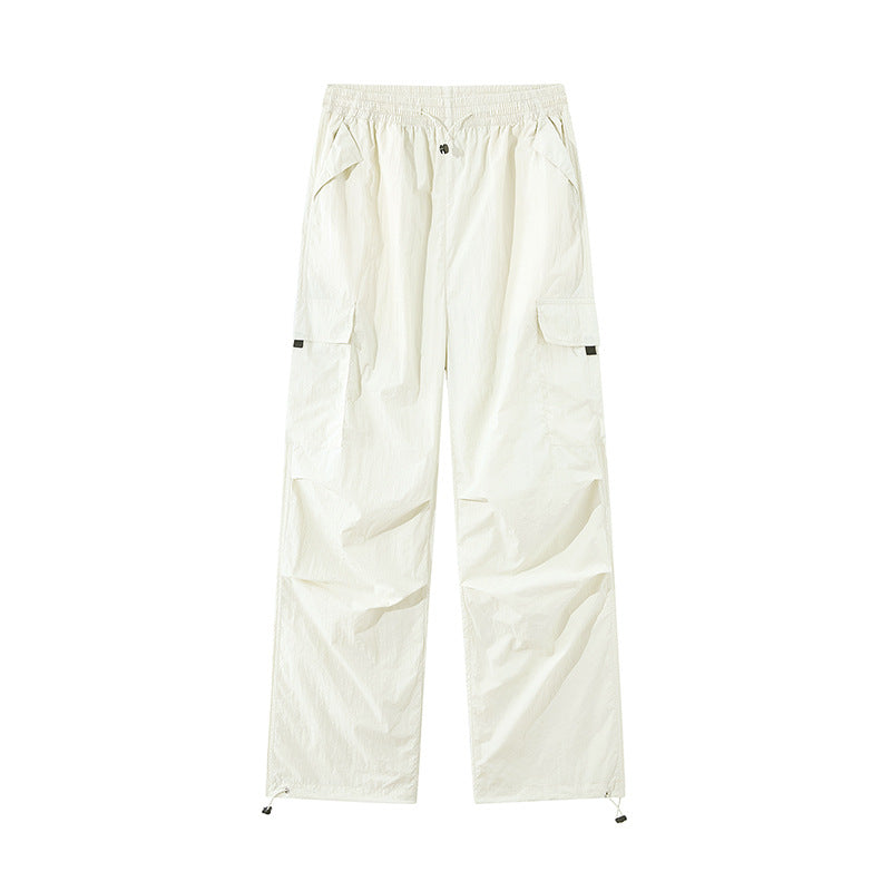 Unisex Leichte technische Cargo-Hose mit Kordelzug und verstellbarem Saum Echoarchiv