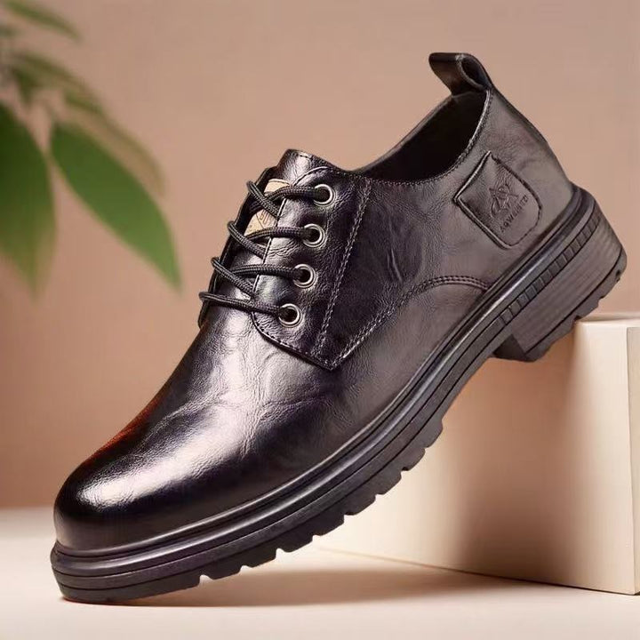 Herren Elegante Leder Schnürschuhe Echoarchiv