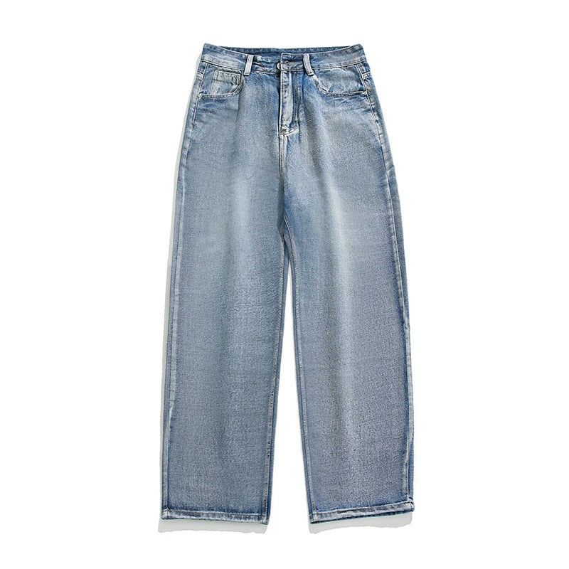 Damen Hochgeschnittene Cropped-Denimhose mit tapered Bein und rohem Saum Echo Archiv