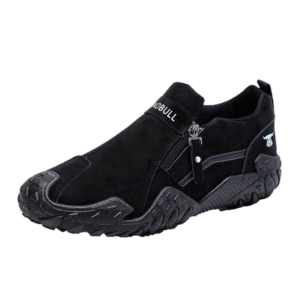 Herren Sportliche Slip-On Sneakers mit Zipper Echoarchiv