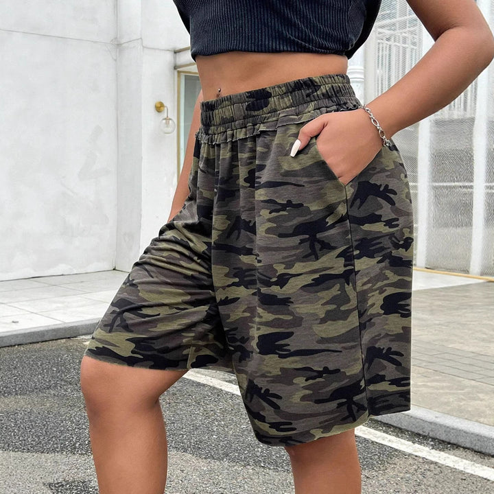 Damen Freizeithosen im modernen Camouflage-Design Echo Archiv