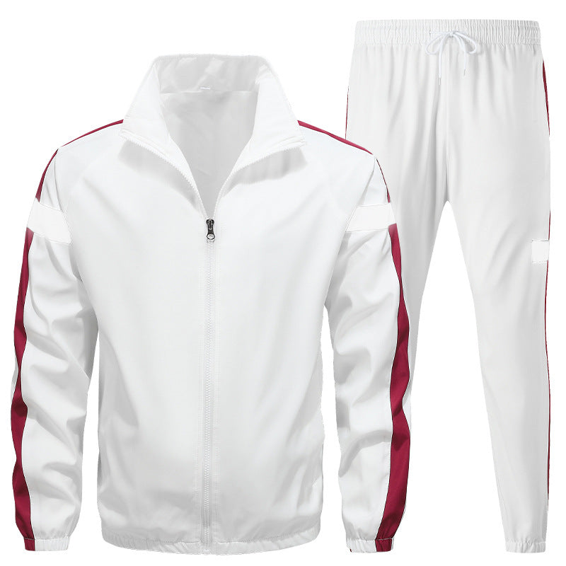 Herren Sportliches Trainingsanzug-Set mit Reißverschlussjacke, Jogginghose und reflektierenden Einsätzen Echo Archiv