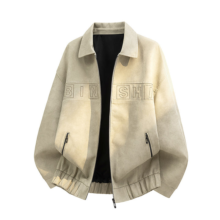 Herren Modische Bikerjacke im Vintage-Look Echo Archiv