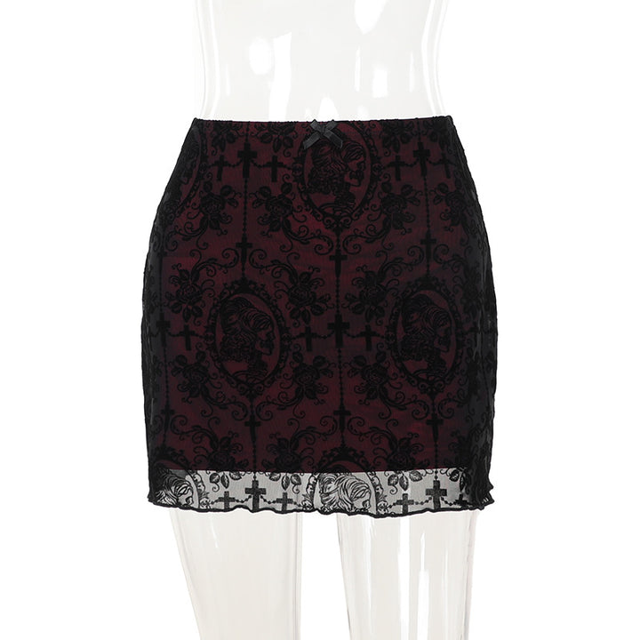 Damen figurbetonte Bluse mit Rüschendetails und Schnürung Echo Archiv