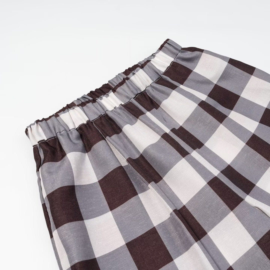 Damen weite Karottenhose mit elastischem Bund Echo Archiv