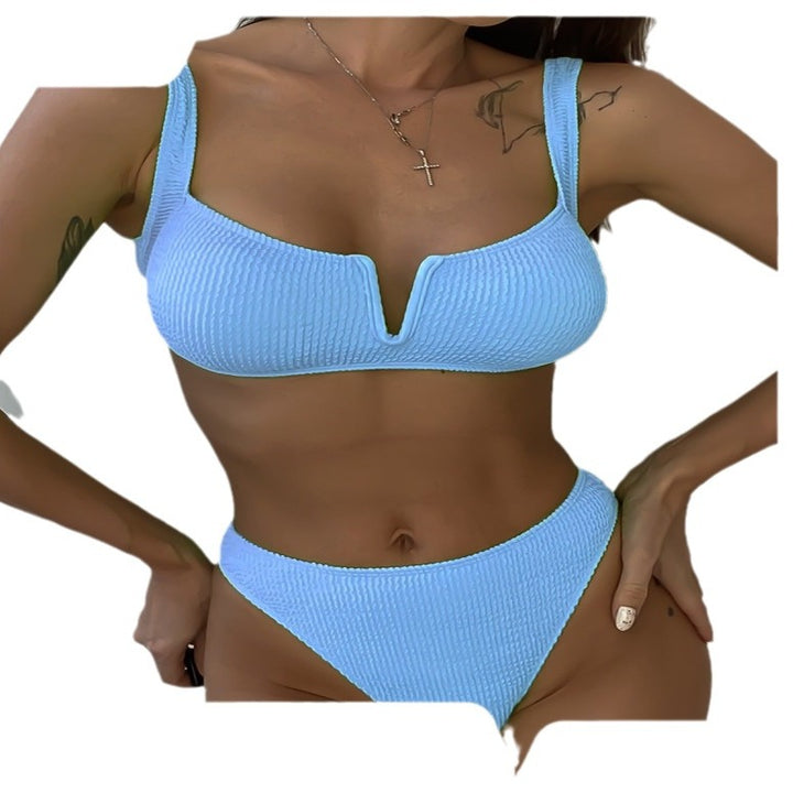 Damen Triangel-Bikini mit tiefem V-Ausschnitt und komfortablem Schnitt Echo Archiv