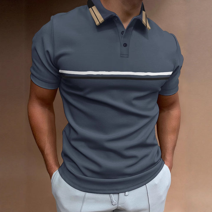 Herren Freizeit Stylisches Sport Polo Echoarchiv