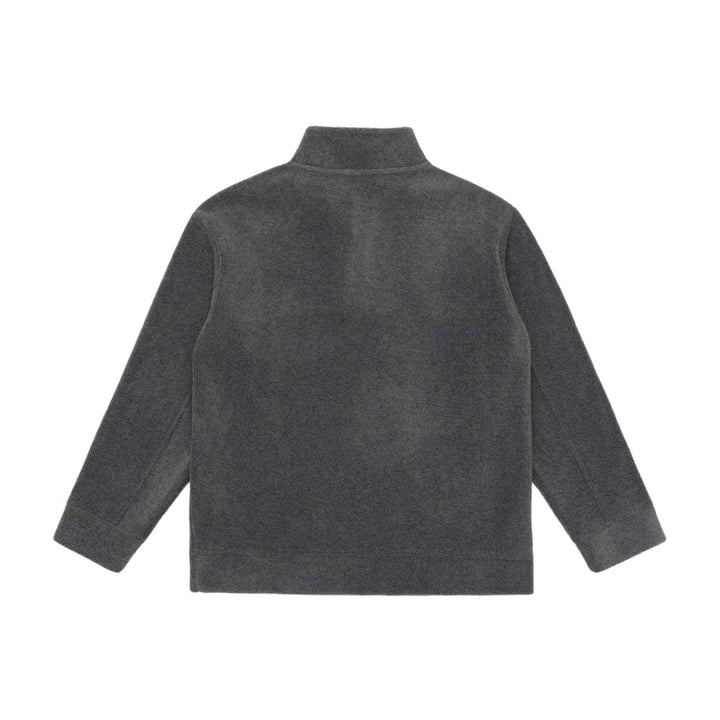 Unisex Fleece-Halbzip-Pullover mit Troyerkragen und Kängurutasche Echoarchiv