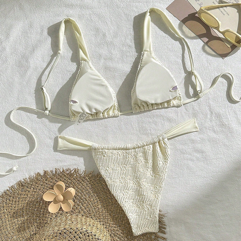 Damen Triangel-Bikini mit Rüschendetails Echo Archiv