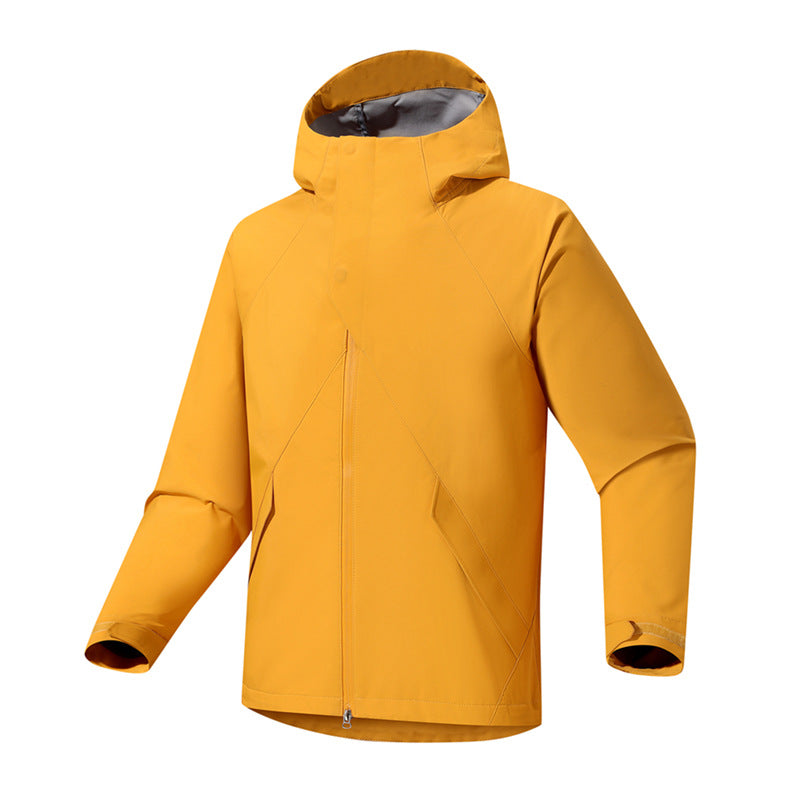 Herren Urbaner Softshell-Trekkingparka mit nahtversiegelter Wetterschutzmembran und anatomischer Kapuze Echo Archiv