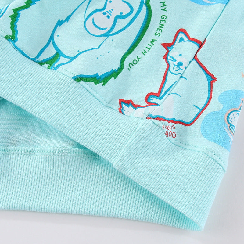 Jungen Sweatshirt mit tierischem Motiv Echo Archiv