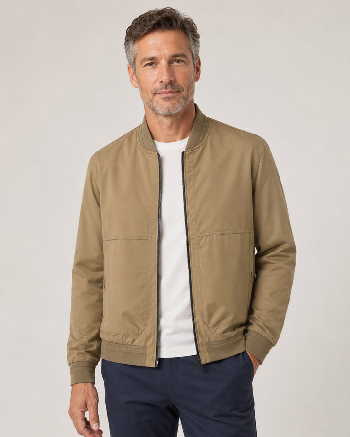 Herren Modische Bomberjacke Echo Archiv