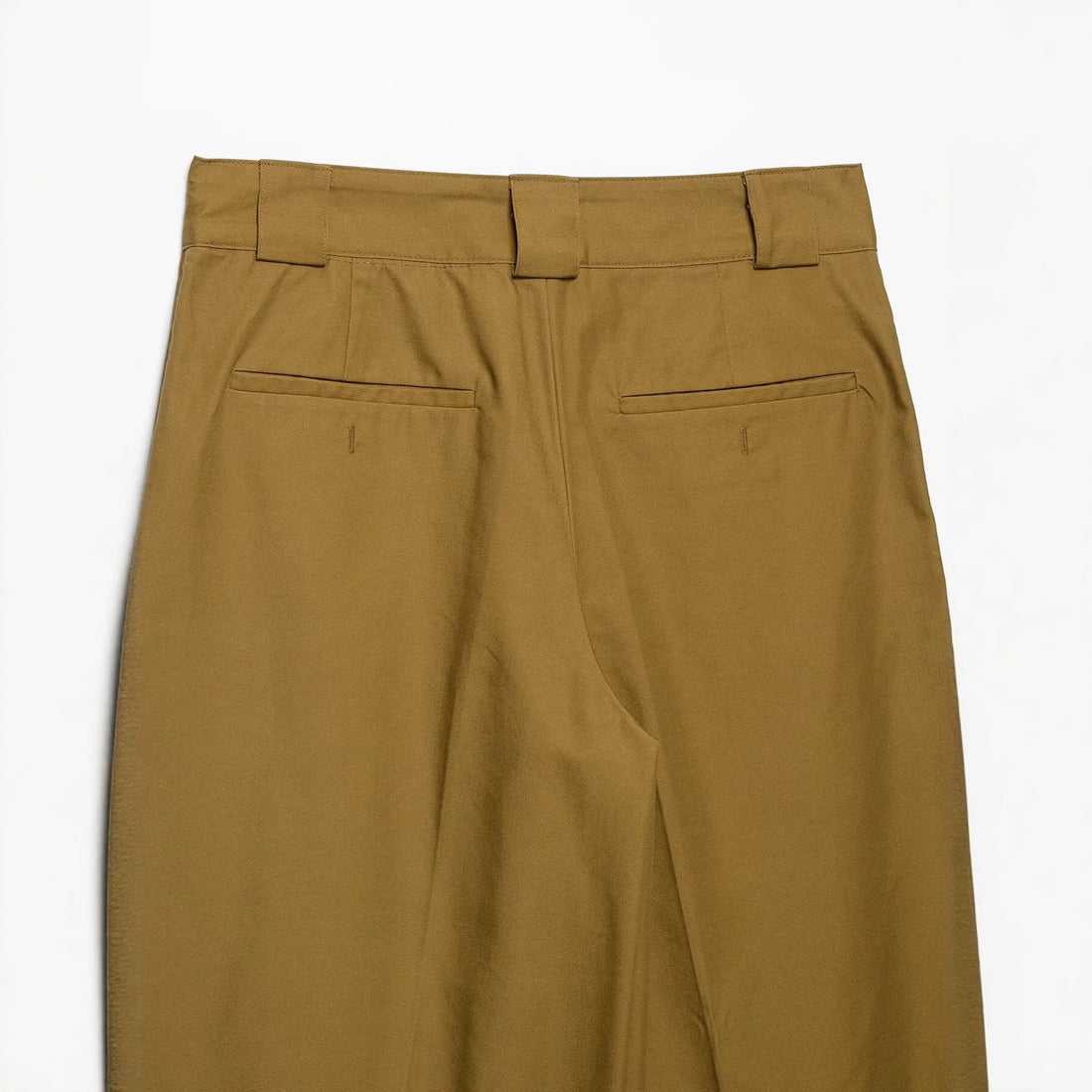 Damen Hochtaillierte weite Bundfaltenhose mit geradem Bein und Eingrifftaschen Echoarchiv
