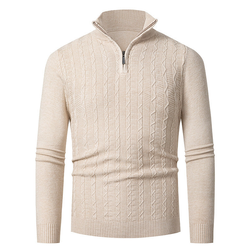 Herren Strickpullover mit Stehkragen Echoarchiv
