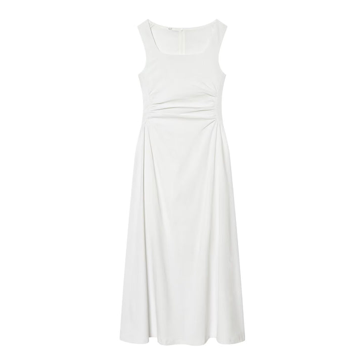 Damen elegantes Maxikleid mit quadratischem Ausschnitt und schmeichelndem Schnitt Echo Archiv