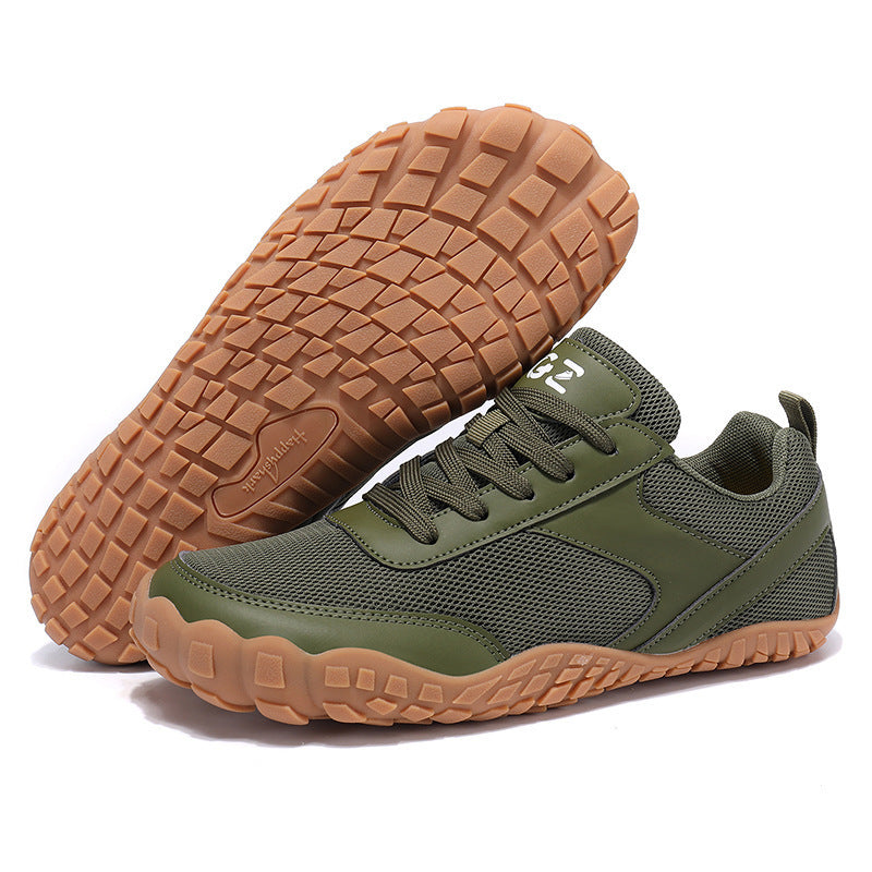 Herren leichte atmungsaktive Trail-Sneaker mit robuster Gummiprofilsohle Echoarchiv