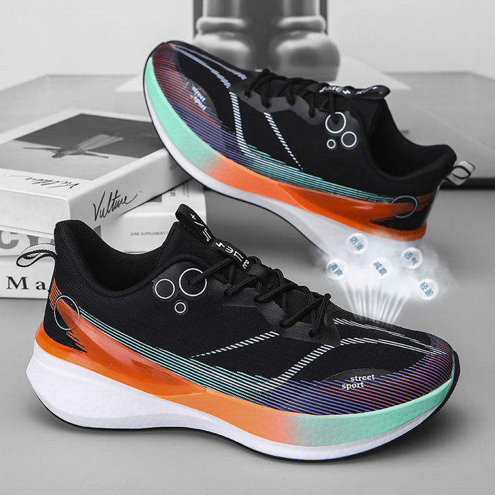 Unisex leichte Performance-Laufschuhe mit sockenähnlichem Strickschaft, reaktiver Hohlkern-Dämpfung und griffiger Profilaußensohle – Tavélo