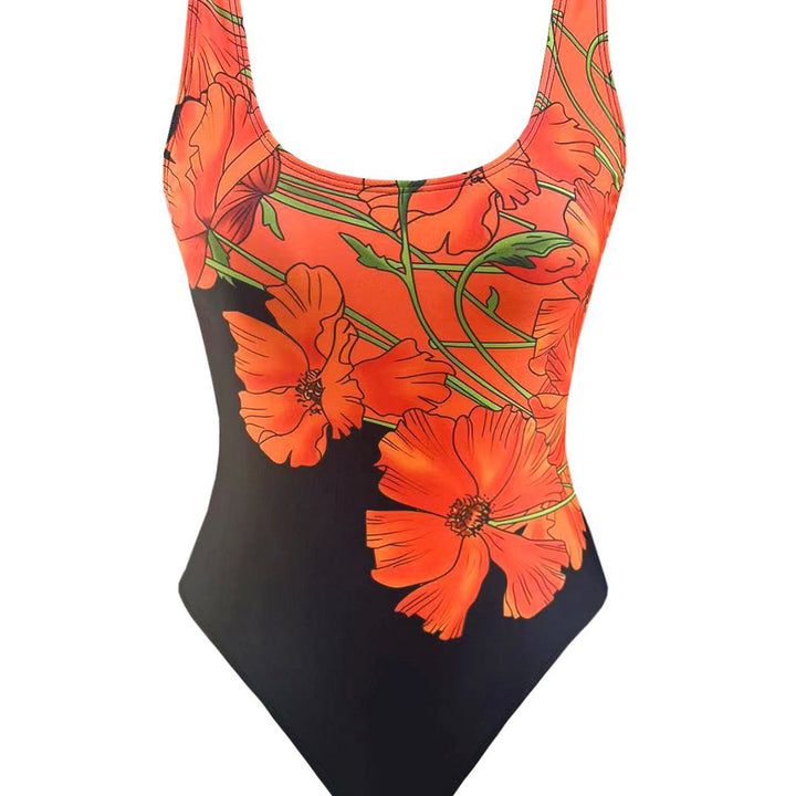 Damen Einteiler Badeanzug mit floralem Design Echo Archiv