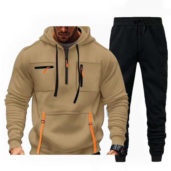 Herren multifunktionaler Kapuzenpullover und Jogginghose Kombination Echoarchiv