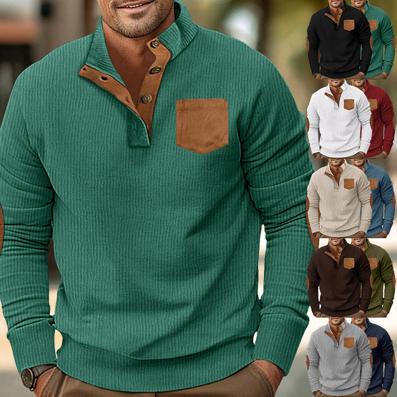 Herren Sweatshirt mit kontrastierenden Details Echoarchiv