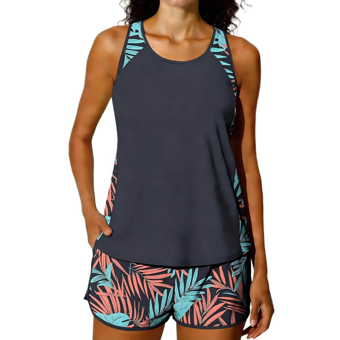 Damen Sportliches Tank-Top mit Shorts Echo Archiv