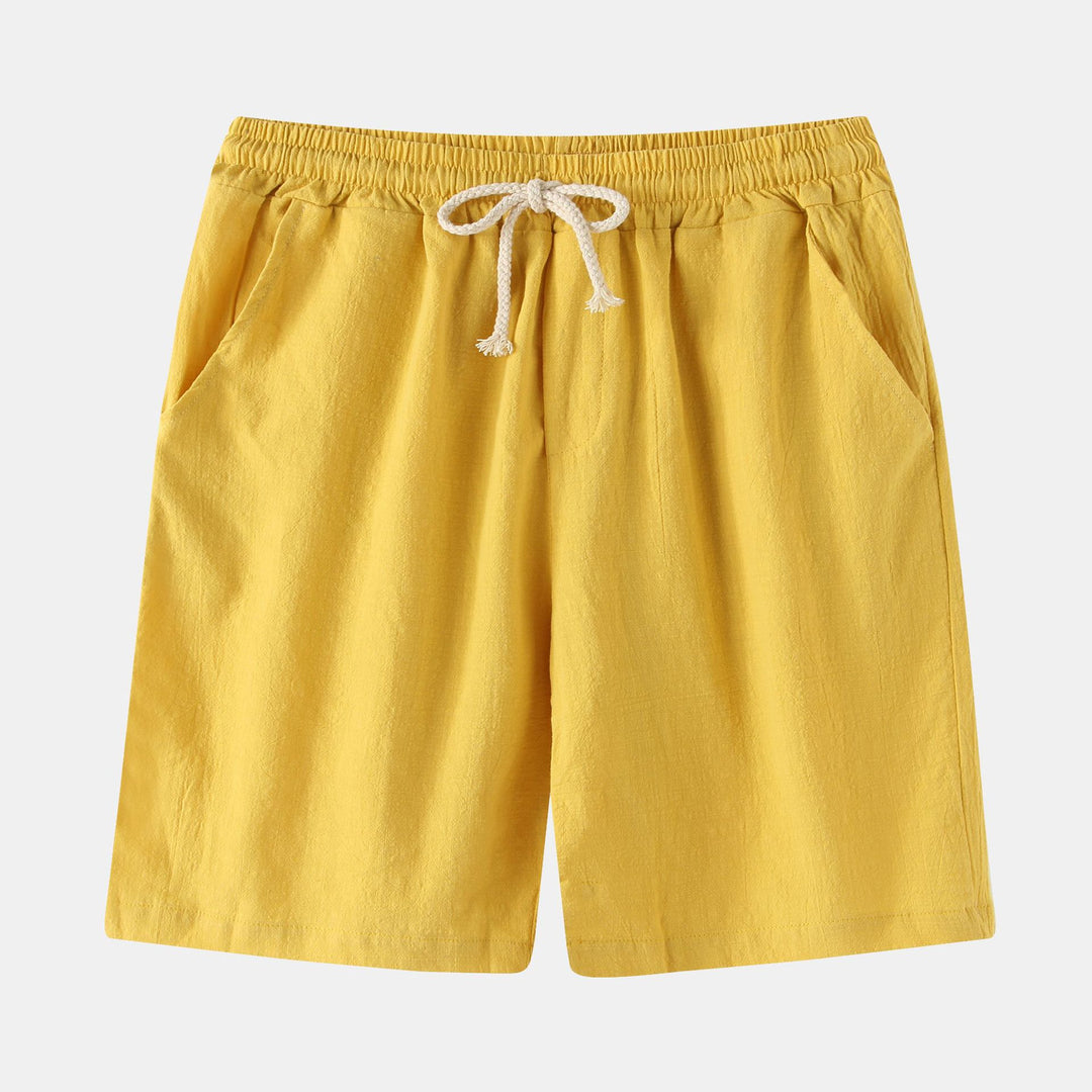 Herren Bermuda-Shorts mit elastischem Bund und seitlichen Taschen Echoarchiv
