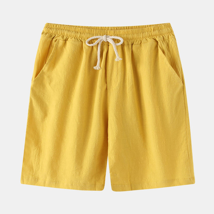 Herren Bermuda-Shorts mit elastischem Bund und seitlichen Taschen Echoarchiv