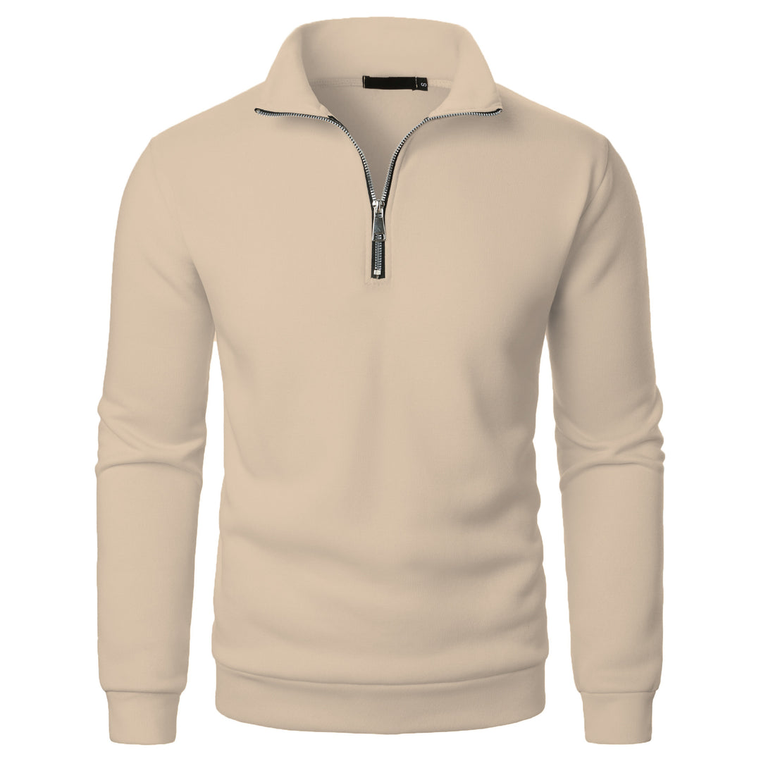Herren Pullover mit kurzem Reißverschluss Echoarchiv