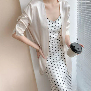 Damen Satin Robe Echoarchiv