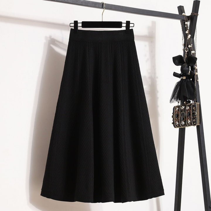 Damen Eleganter, schwingender Strickrock Echo Archiv