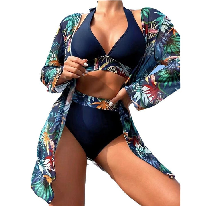 Damen Bikini-Set mit floralem Cover-Up Echo Archiv