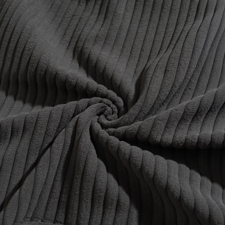 Herren Kapuzenpullover mit strukturierter Ripp-Textur und praktischen Taschen Echoarchiv