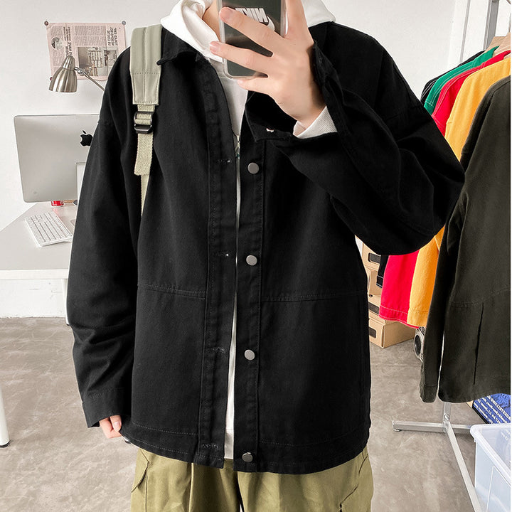 Herren Lässige Overshirt Jacke Echoarchiv