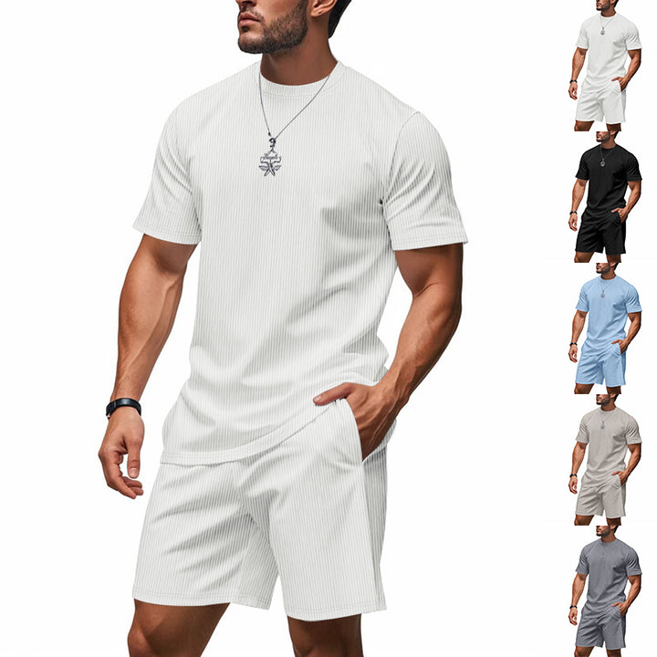 Herren stylishes Freizeit-Set aus atmungsaktivem Material Echoarchiv