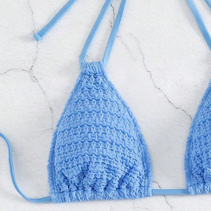 Damen Häkel-Bikini mit verspielten Bindebändern Echo Archiv