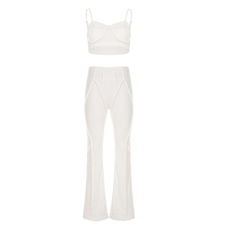 Damen Flared-Leggings mit hohem Bund und nahtlosem Design Echo Archiv