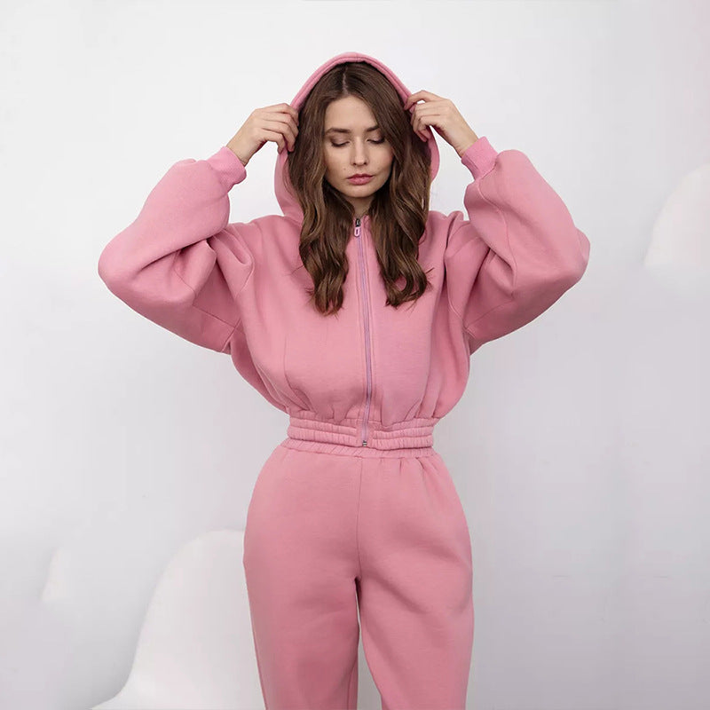 Damen Sportlicher Hoodie-Overall Echo Archiv